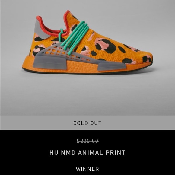 Adidas Human Race NMD Animal Print size 7